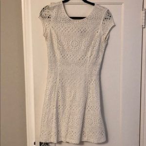 White lace Laundry dress